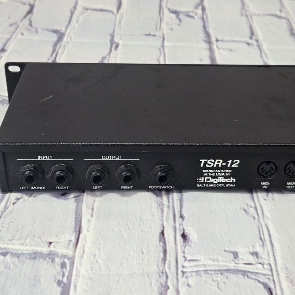 Digitech TSR 12 Studio Reverb Multi Effects Processor Rackmount - Picture 5 of 9